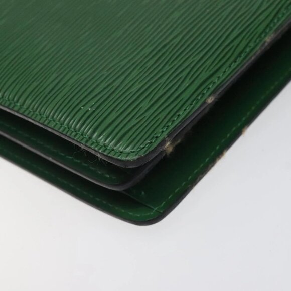 LOUIS VUITTON Epi Capuchin Shoulder Bag Green M52344 LV Auth BA1897 - Picture 5 of 16